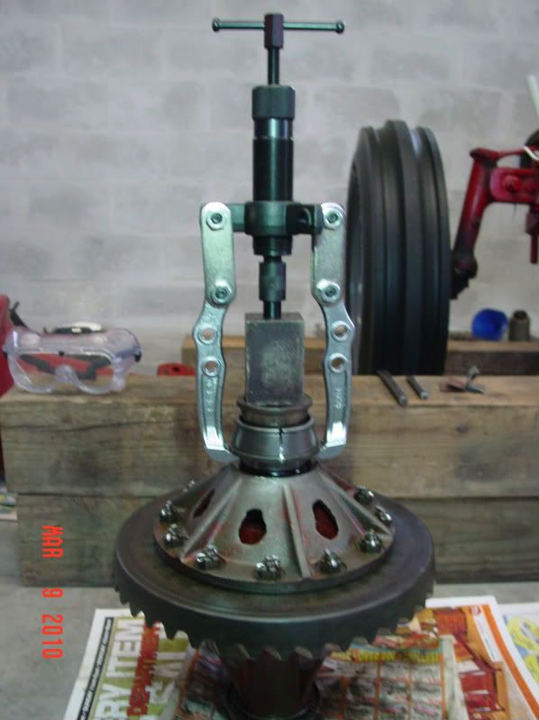 Removing Differential Carrier Bearing Cones/With More Effort